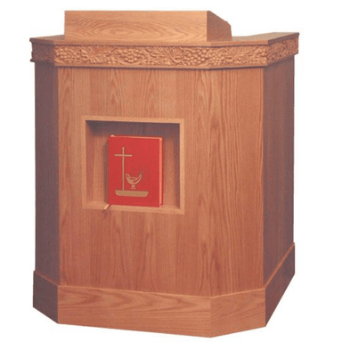 364 Platform Pulpit With Book Opening
