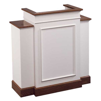 810 two toned winged pulpit