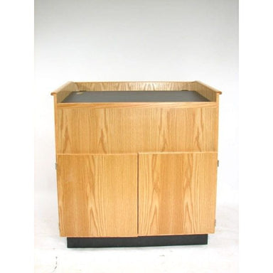 Executive Wood The Educator Multimedia Lectern- Back View