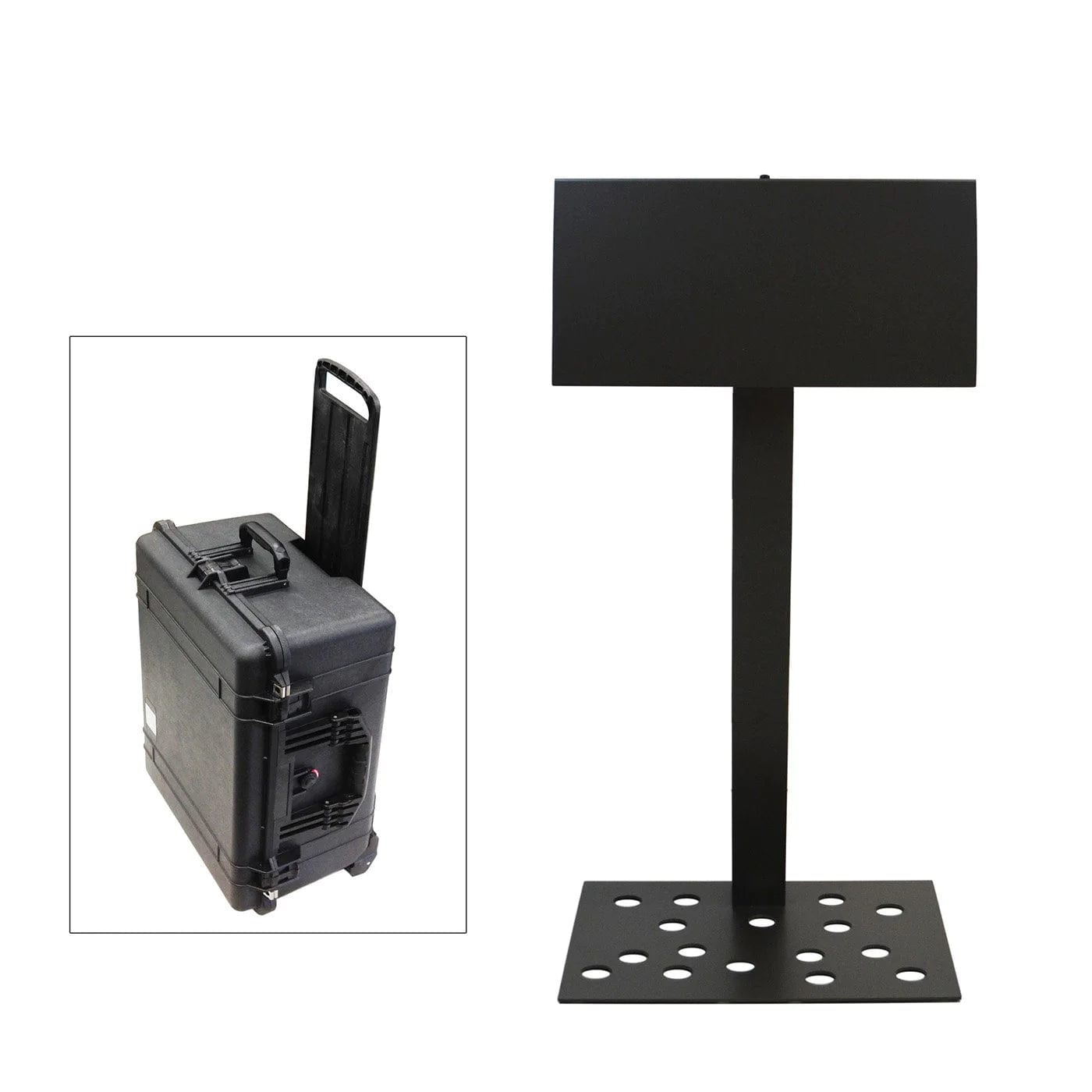 urbann y7 collapsible portable podium with case