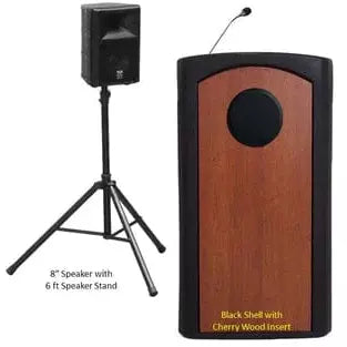 Accent Portable Lectern With Sound System The Classic Presenter