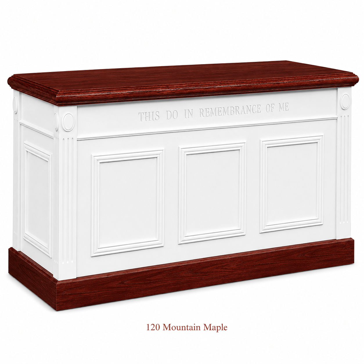 Imperial Woodworks Colonial Closed Communion Table TCT-605