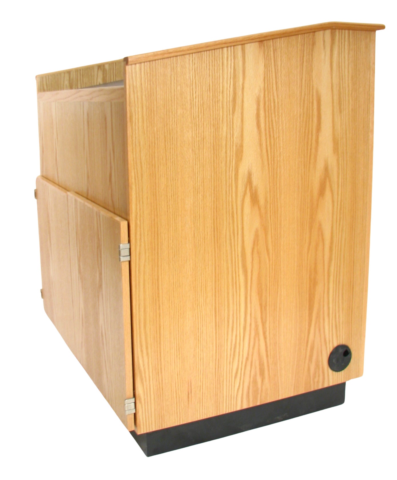 Executive Wood Educator™ Large Multimedia Lectern and Presentation Cart - EDU042