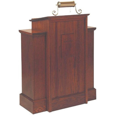165 Wooden Winged Pulpit With Shelf