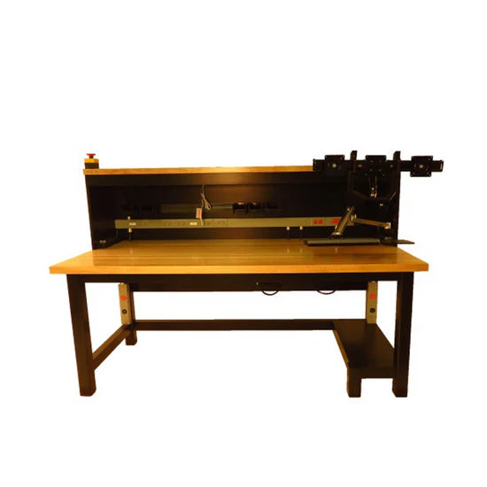 Executive Wood ESD-Safe Workbench with Riser - TWB2C84