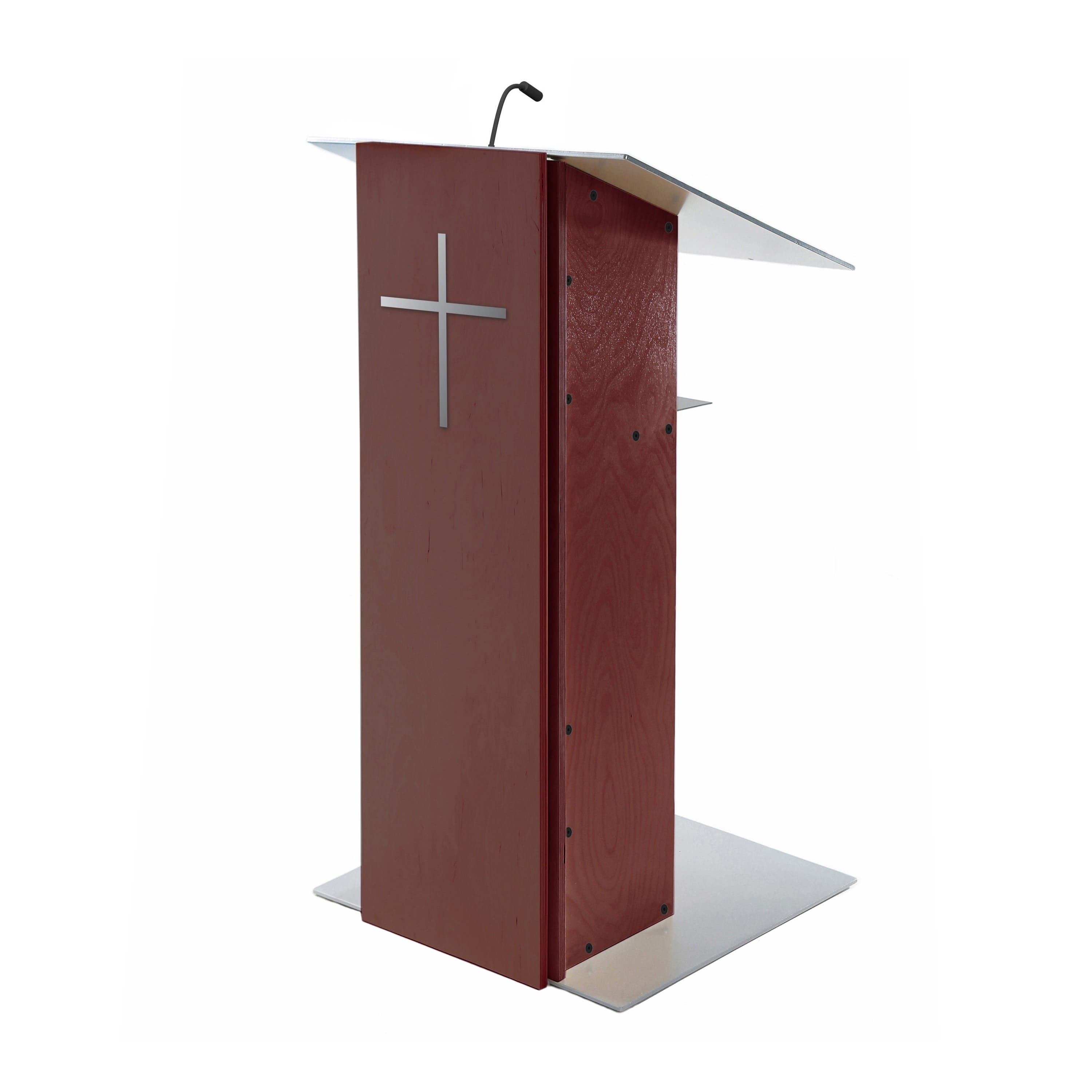 Urbann Wood Church Lectern with Cross - K2