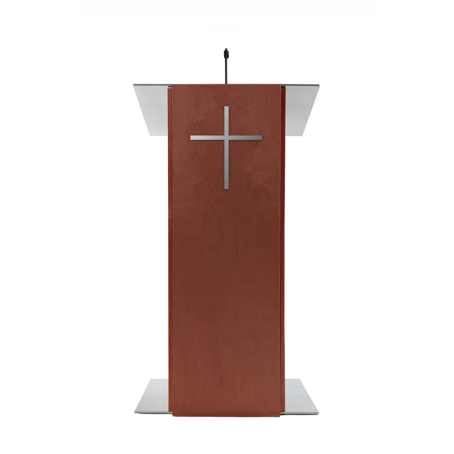 Urbann Wood Church Lectern with Cross - K2