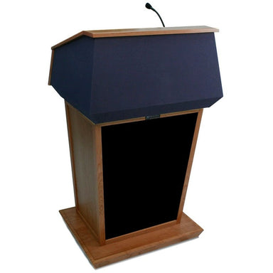 Amplivox Patriot Lectern With Sound System SW3040- Has various fabric colors and various wood stains to select from
