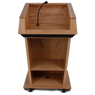 Amplivox Patriot Lectern With Sound System SW3040- Plenty of space for notes, books, water bottles etc.