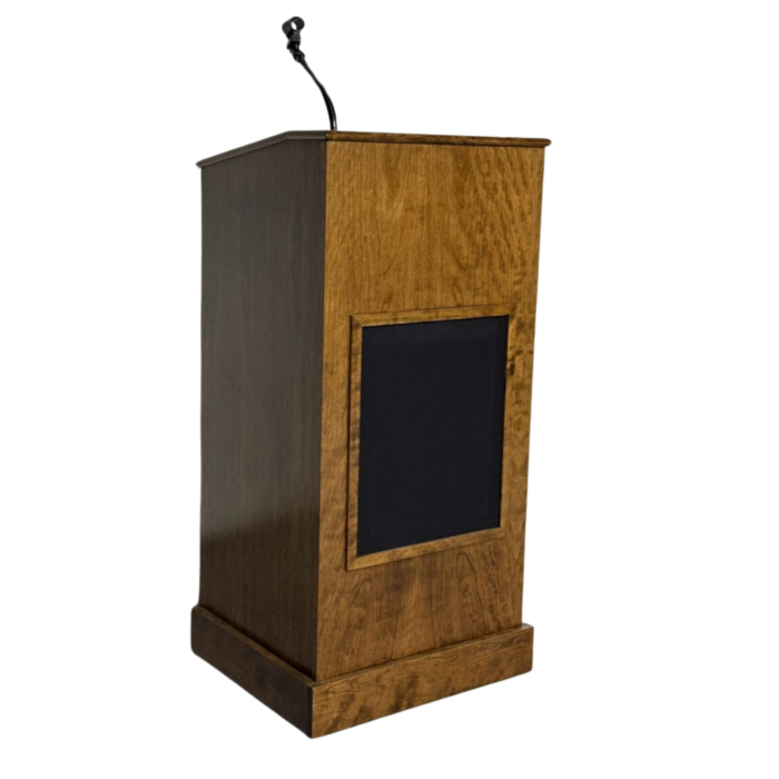 Executive Wood Modern Collegiate Evolution Sound System Lectern | CPD677-EV