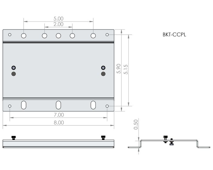 AVFI Cisco Codec Plus Bracket - BKT-CCPL