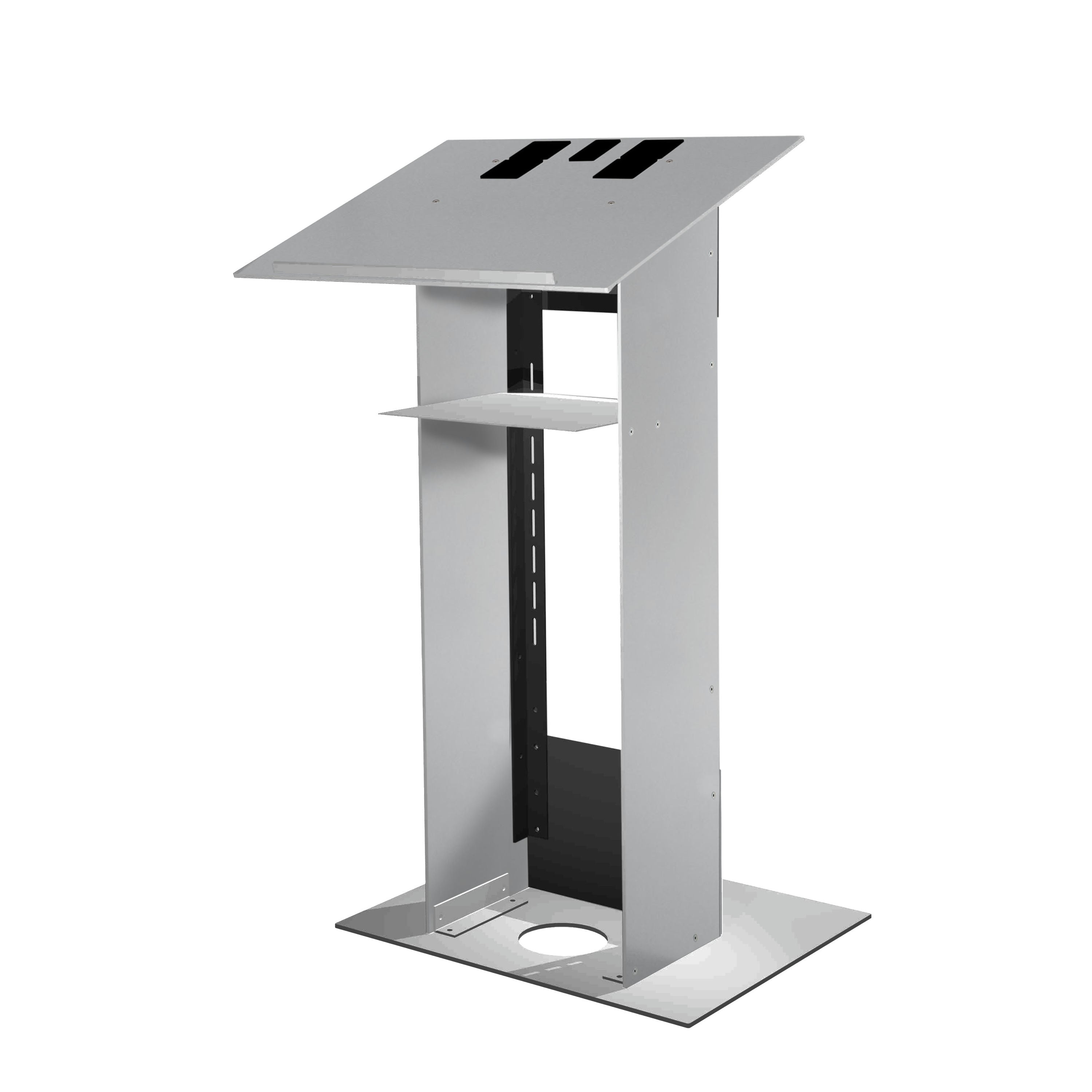 Urbann Light Grey Podium LCD Display- K5 Lectern