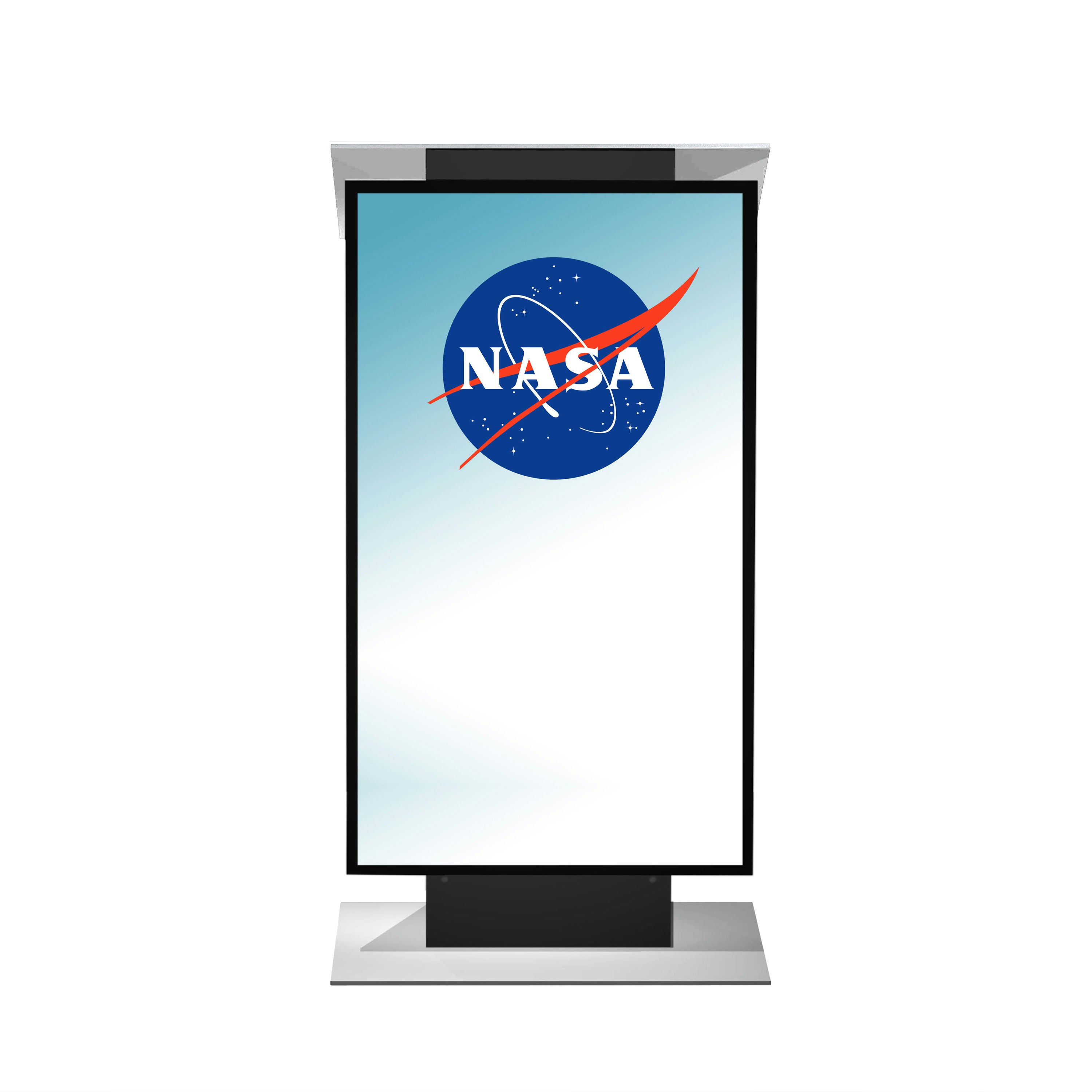 Urbann Light Grey Podium LCD Display- K5 Lectern