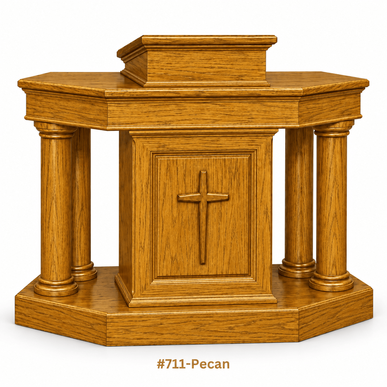 Imperial Woodworks Wooden Traditional Church Pulpit 810 CU