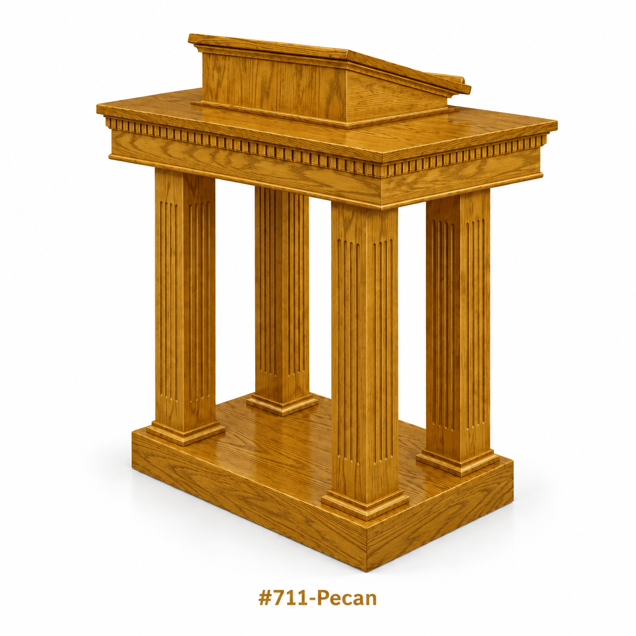 Imperial Woodworks Pedestal Wooden Open Tiered Pulpit 8401