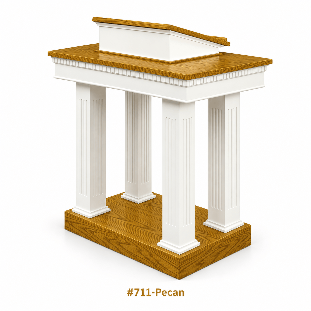 Imperial Woodworks Pedestal Wooden Open Tiered Pulpit 8401