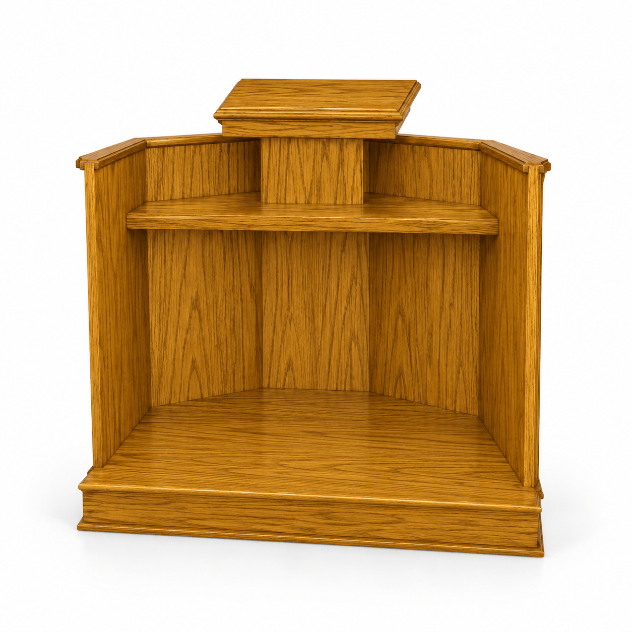 Imperial Woodworks Raised Wooden Pulpit For Church 1-CU