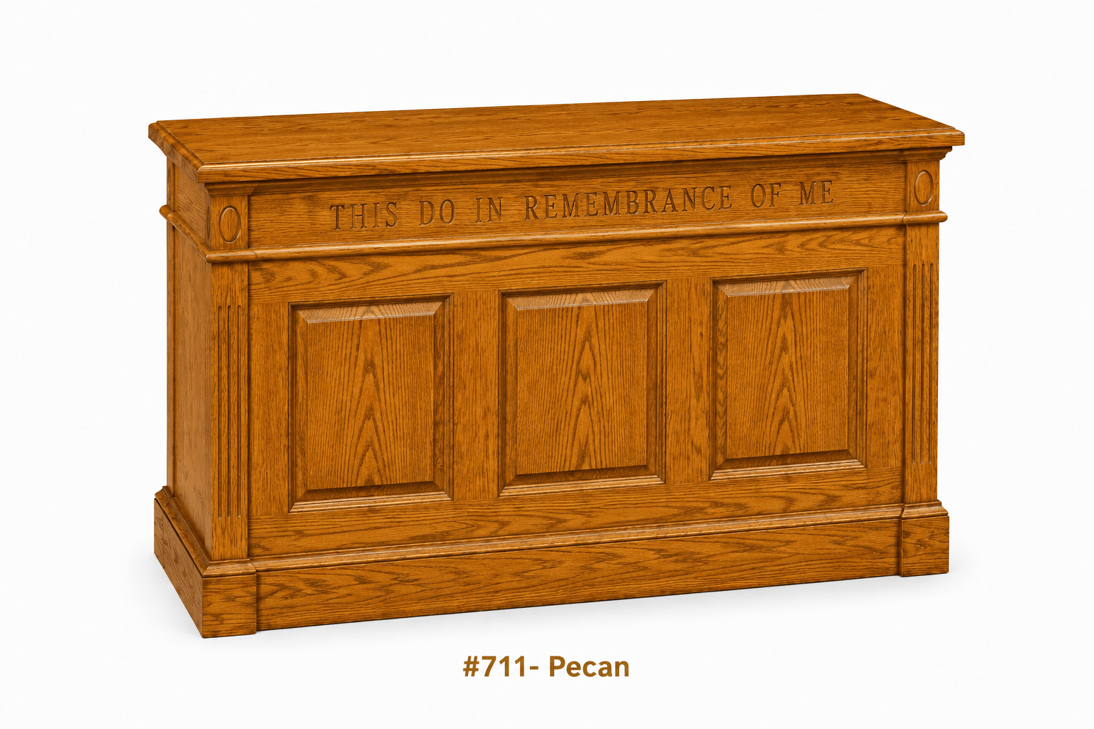 Imperial Woodworks Traditional Closed Communion Table 820