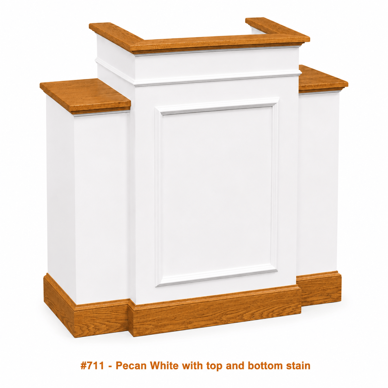 Imperial Woodworks Church Traditional Winged Pulpit 800W