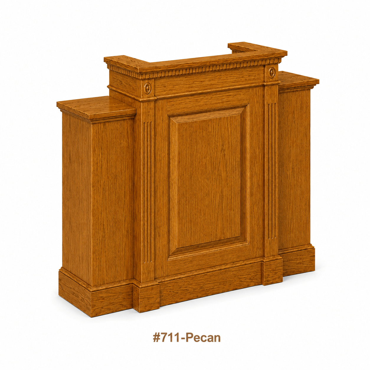 Imperial Woodworks Traditional Winged Pulpit 820W