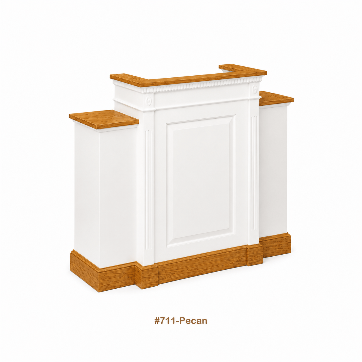 Imperial Woodworks Traditional Winged Pulpit 820W