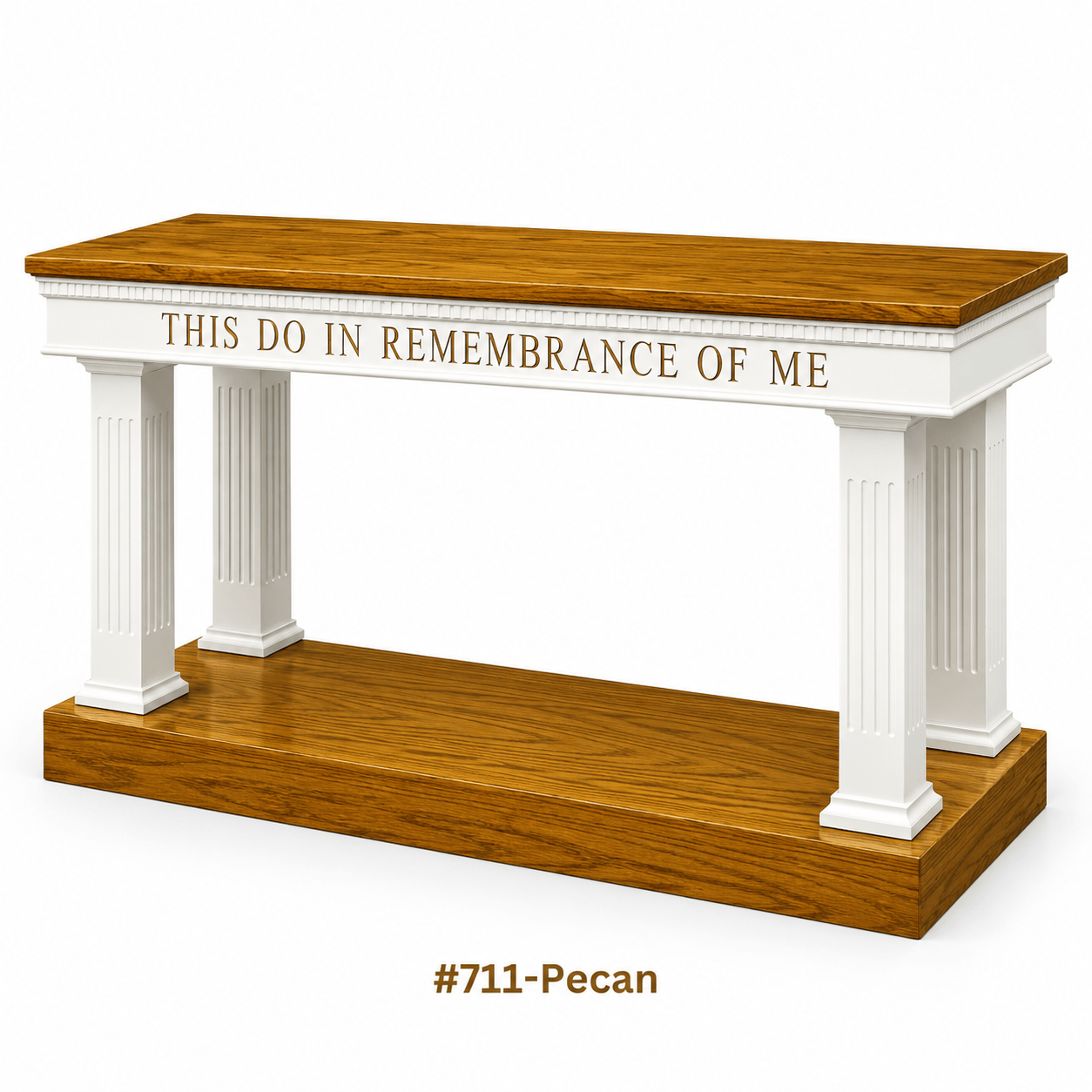 Imperial Woodworks Colonial Open Communion Table 8405
