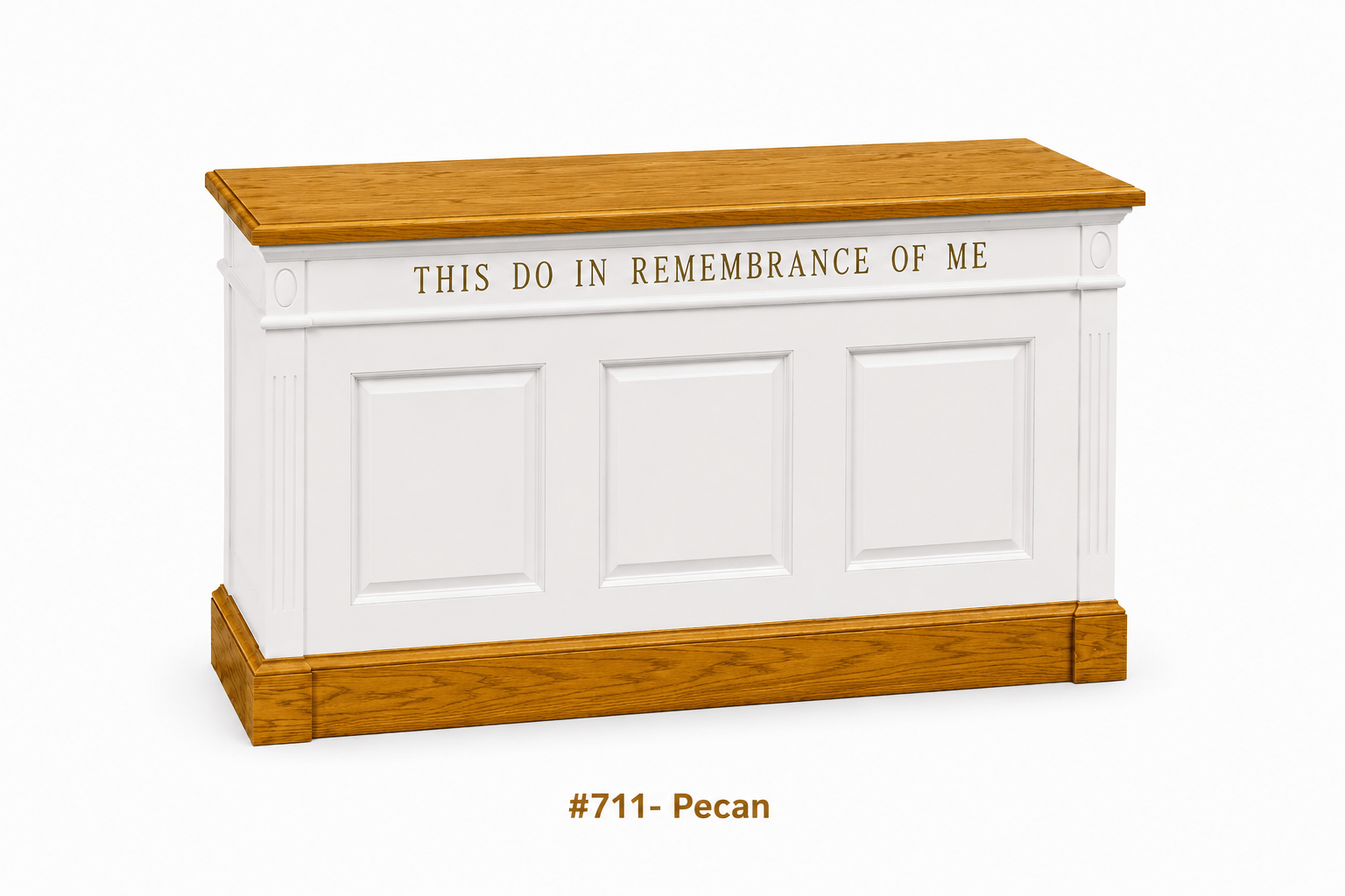 Imperial Woodworks Traditional Closed Communion Table 820