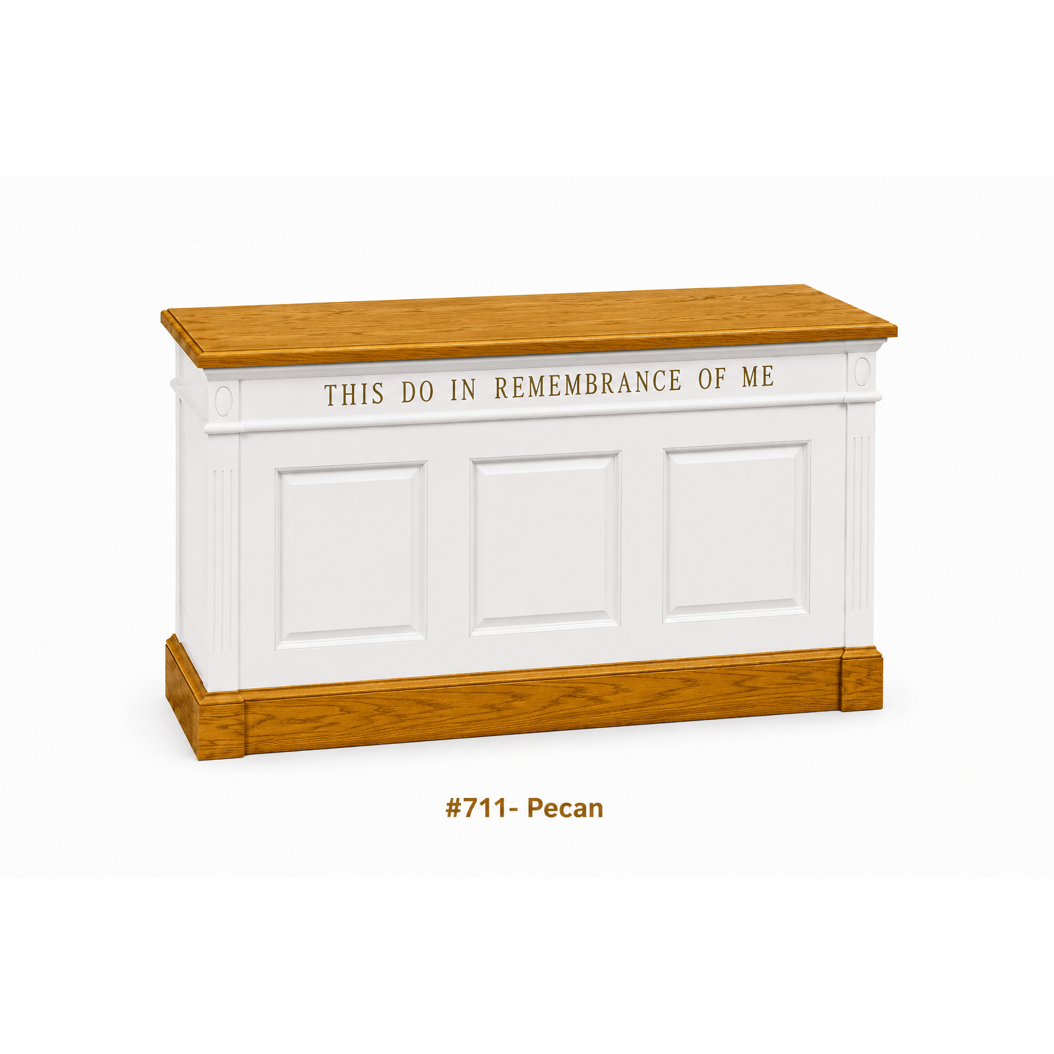 Imperial Woodworks Traditional Closed Communion Table 820