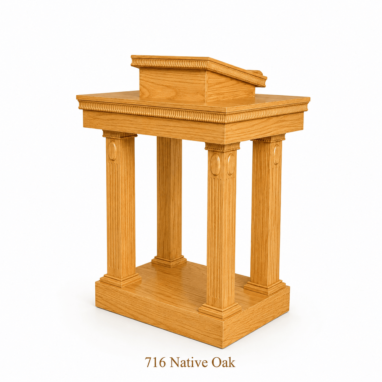 Imperial Woodworks Wood Open Pulpit TOP-120