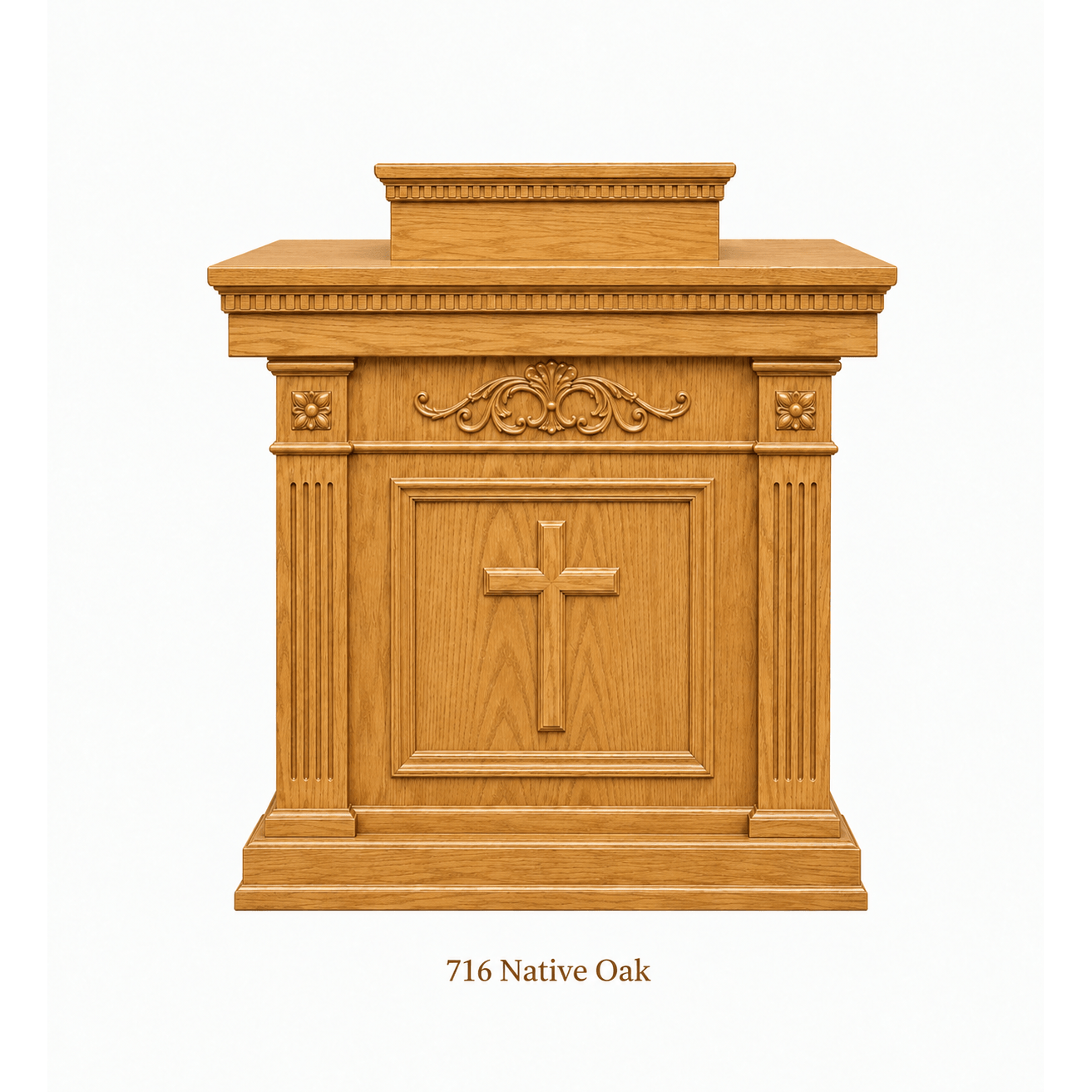 Imperial Woodworks Wooden Church Pulpit TSP-120