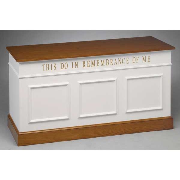 Imperial Woodwork Traditional Closed Style Communion Table No 810
