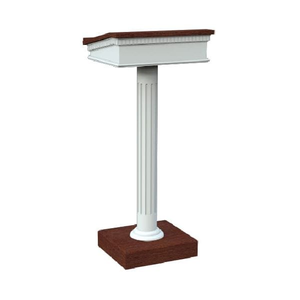 Imperial Woodworks Two Toned Speaker Stand Lectern 8302