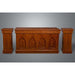 900w communion table with two flower stands