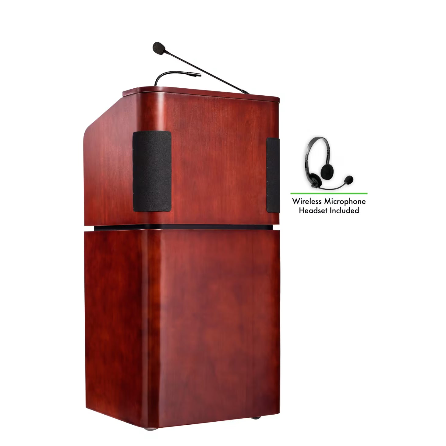 Oklahoma Sound Veneer Contemporary Tabletop & Base 950/901 Combo Sound Lectern