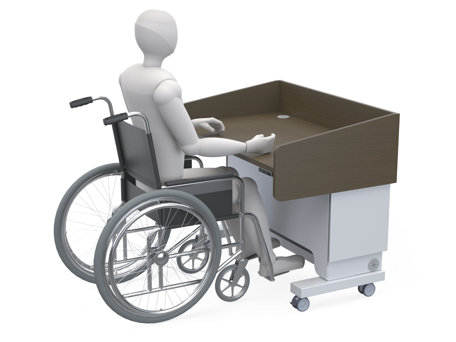 AVFI ADA Compliant Height Adjustable Instructor Podium - PDYZ38