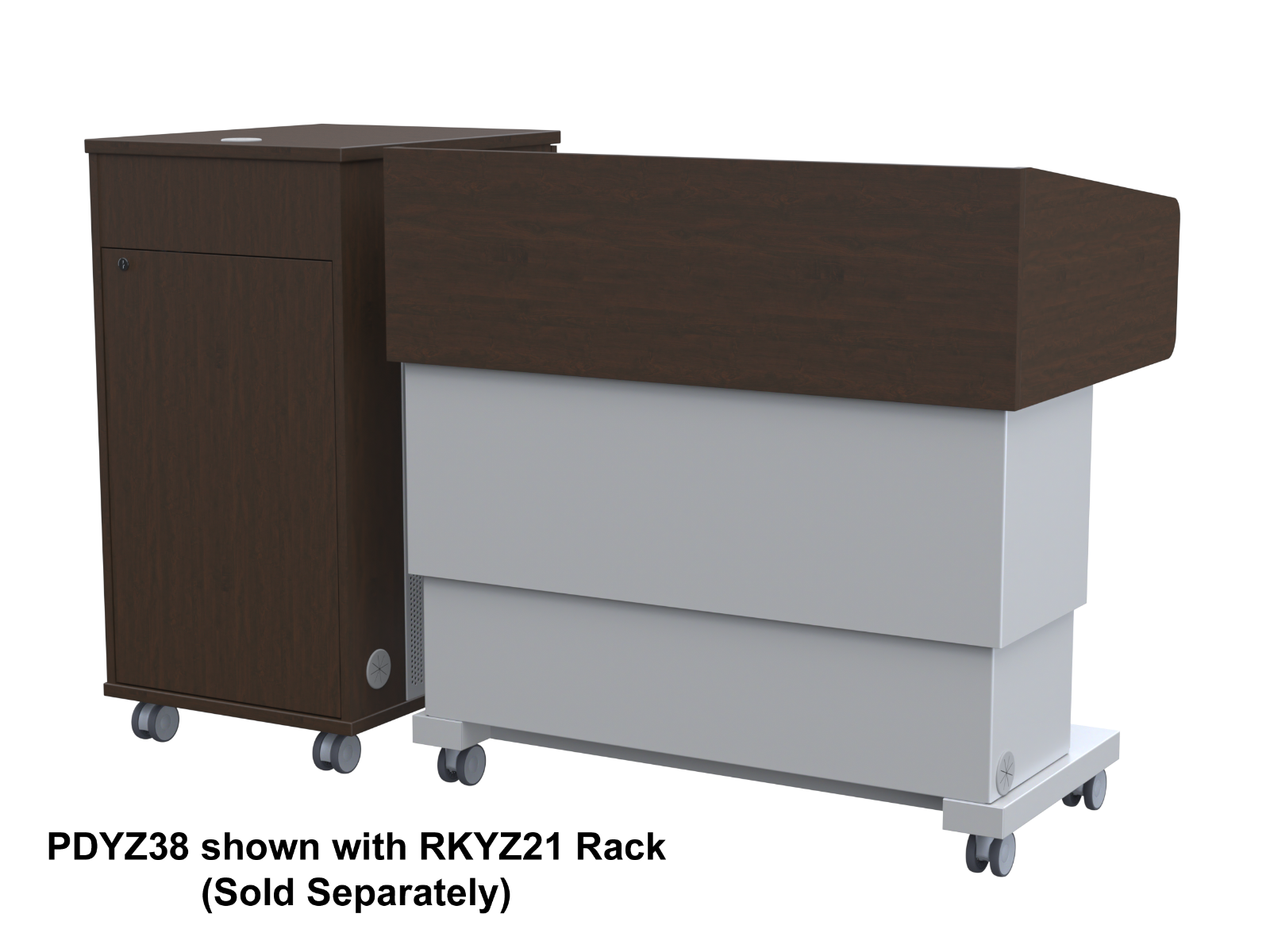 AVFI ADA Compliant Height Adjustable Instructor Podium - PDYZ38