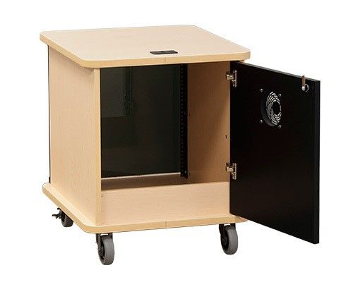 AVFI Deluxe Mobile EIA Equipment Storage Racks 12U 16U 21U