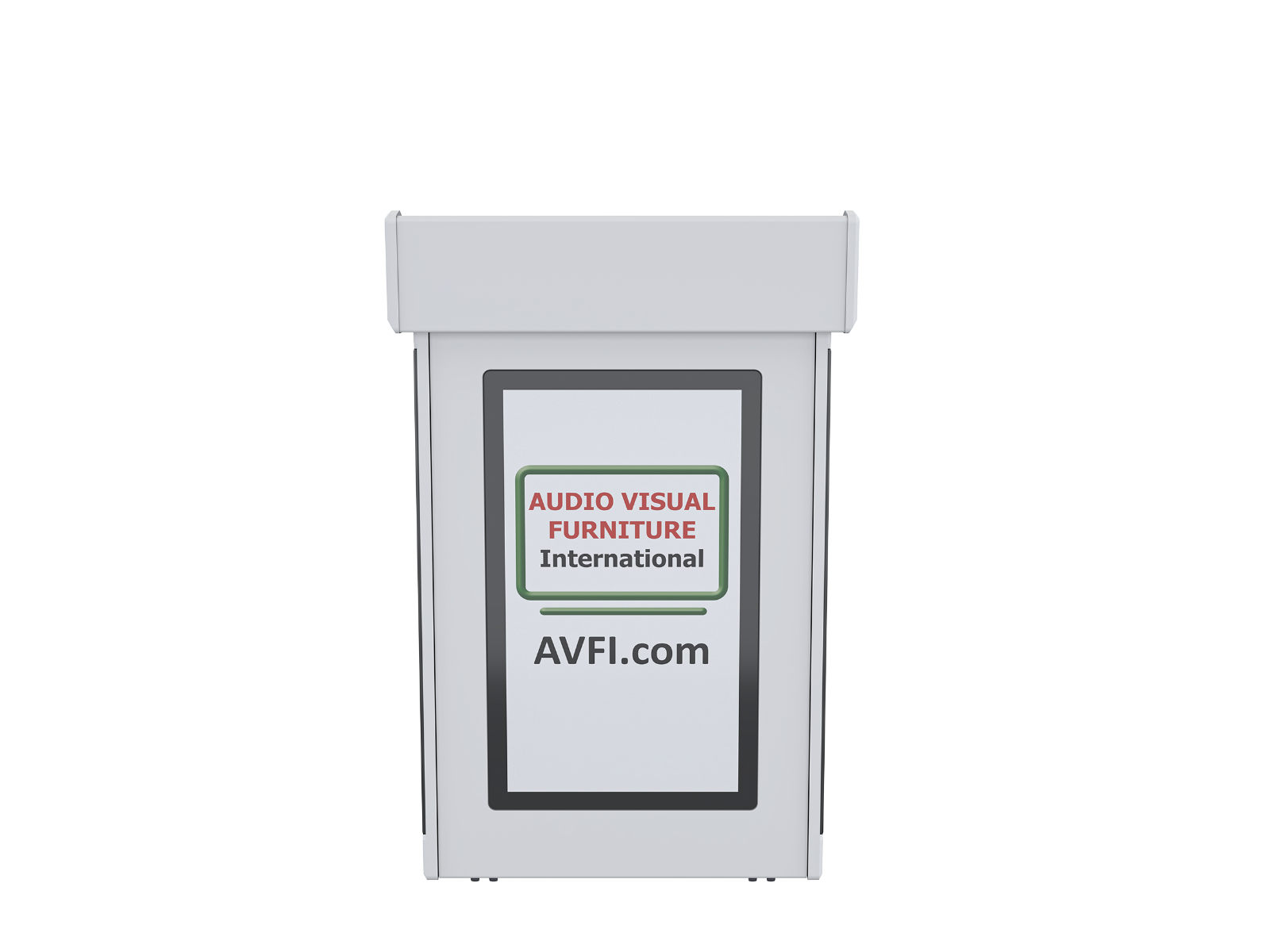 AVFI Digital Mobile Podium with 32" Full HD Display & Charging – PDX1532-FS