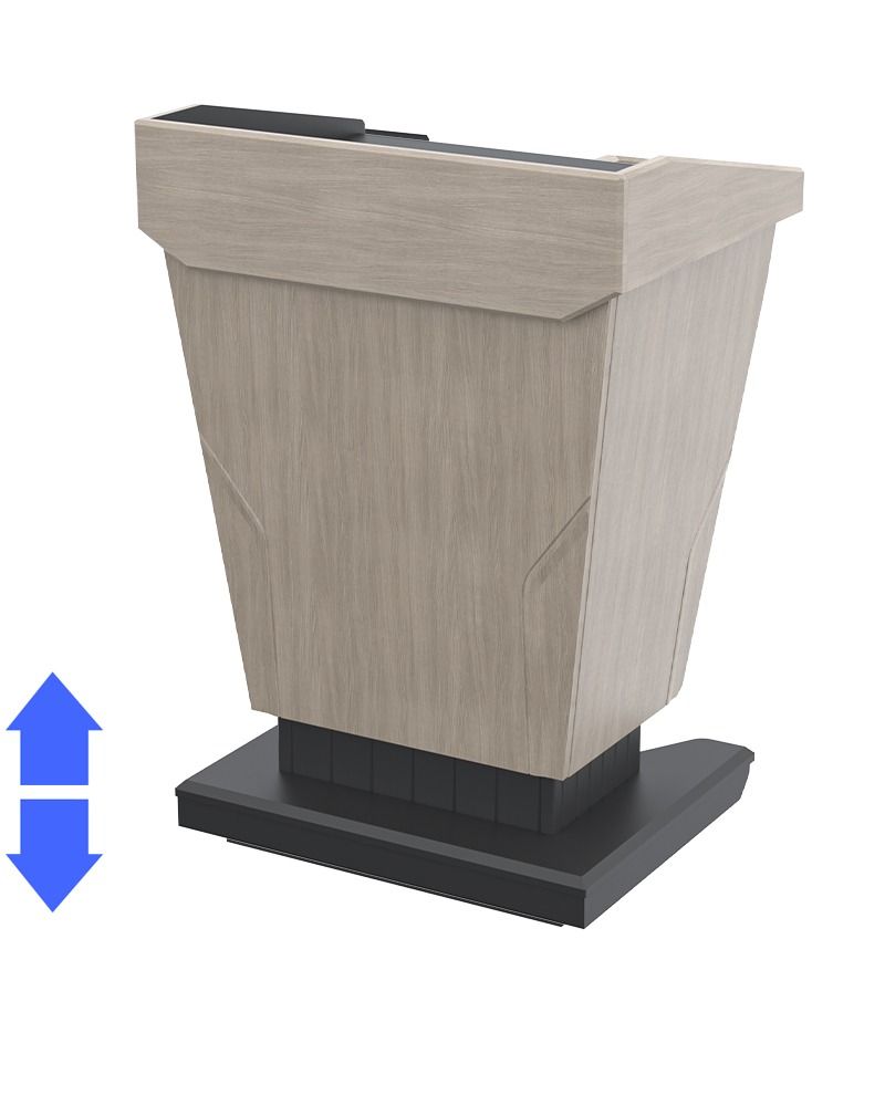 AVFI Height Adjustable Diplomat Podium Plus  - PDDL31