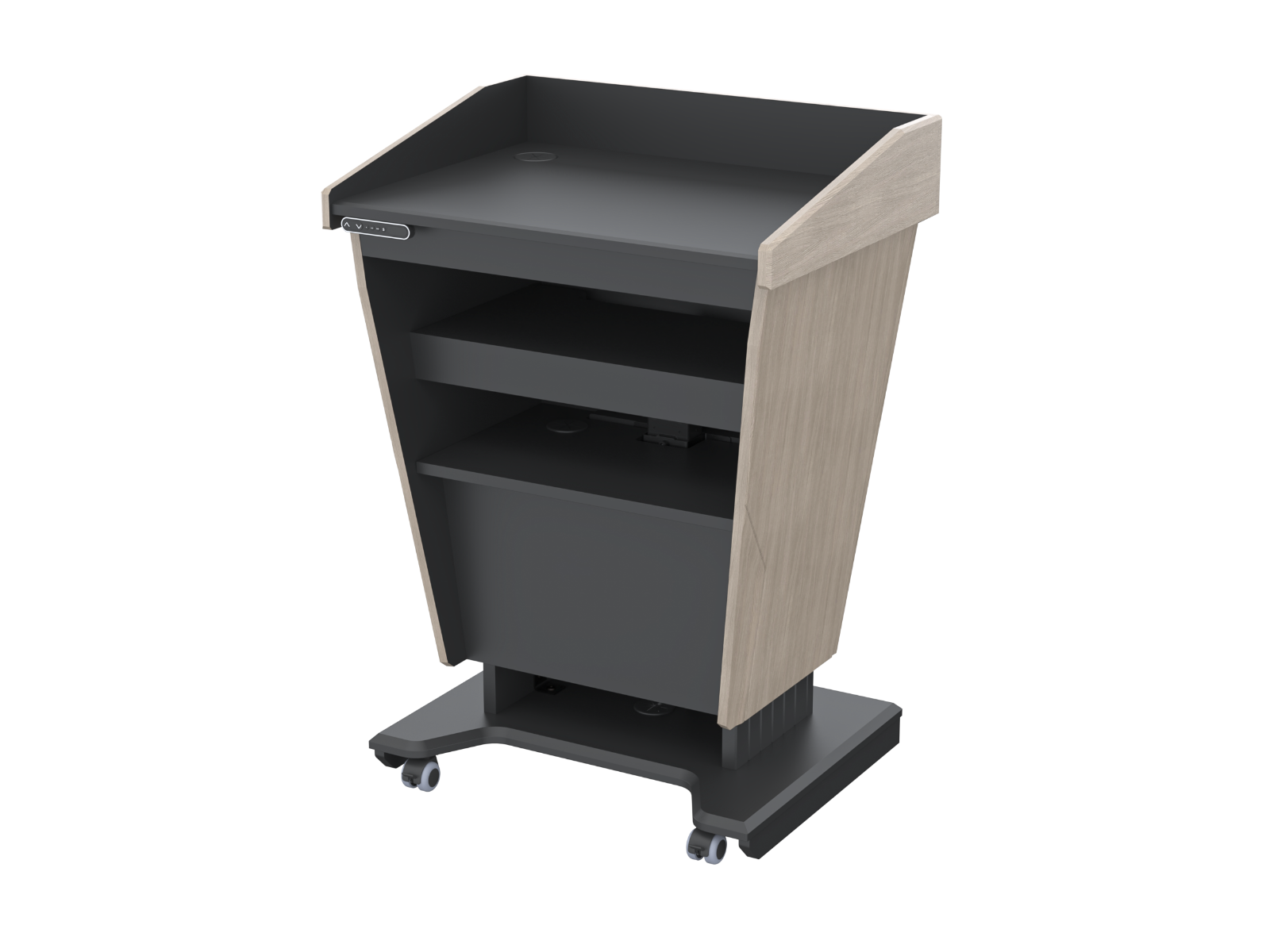 AVFI Height Adjustable Diplomat Podium Plus  - PDDL31