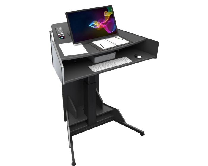 AVFI Height Adjustable Ergonomic Lectern (ADA Compliant) -  LEL023