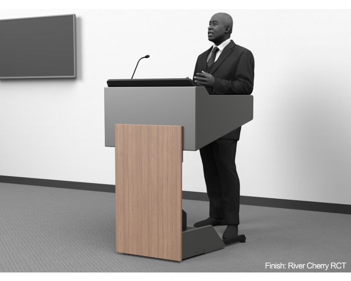 AVFI Height Adjustable Ergonomic Lectern (ADA Compliant) -  LEL023