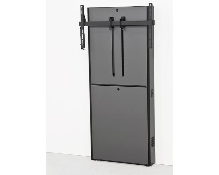 AVFI Height Adjustable Heavy Duty Wall Anchored Stand for Single and Dual Monitor Mount - TP4000WM
