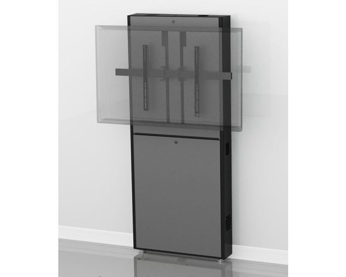 AVFI Height Adjustable Heavy Duty Wall Anchored Stand for Single and Dual Monitor Mount - TP4000WM