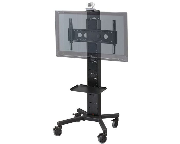 AVFI Mobile Display Stand for Single Monitors - PM-S-FL
