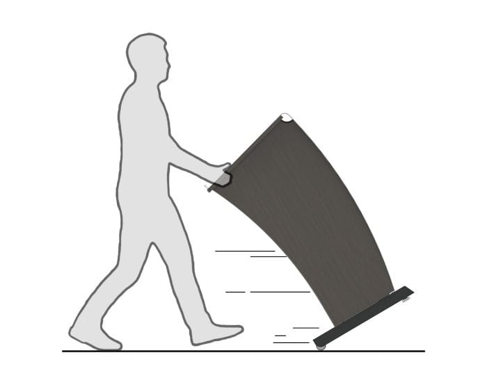 AVFI Mobile Modern Lectern - LEX24