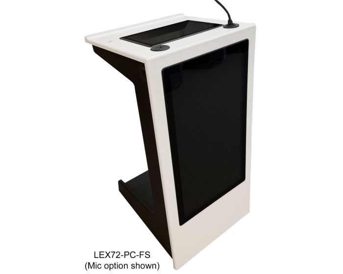 AVFI Modern Mobile Lectern - LEX72-PC-FS