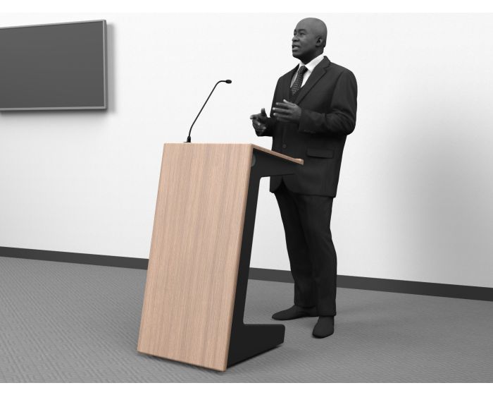AVFI Modern Mobile Lectern - LEX72