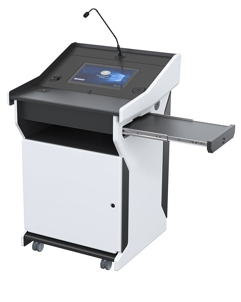 AVFI Multimedia Digital Mobile Podium - PDX1532-PC-FS
