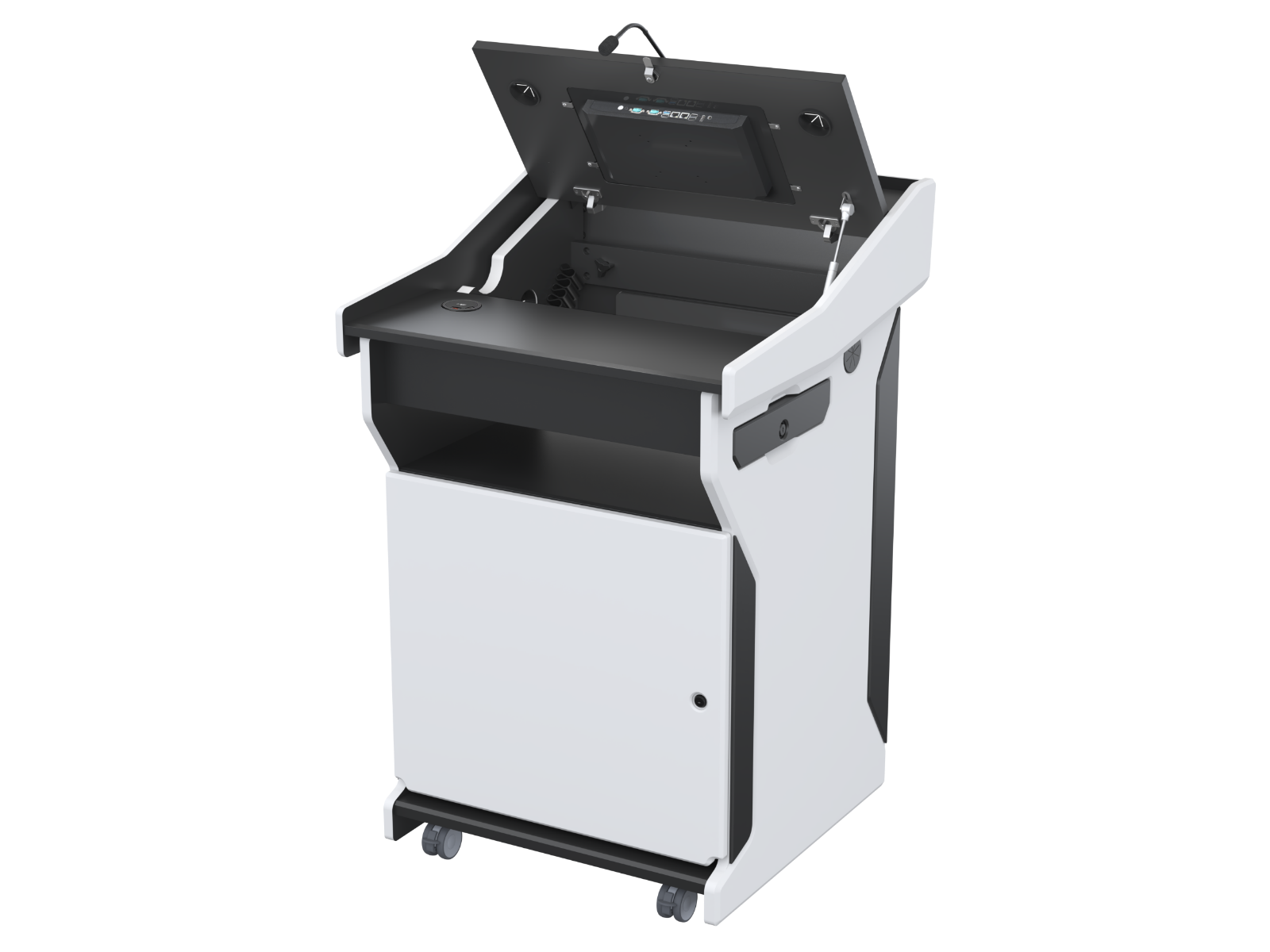 AVFI Multimedia Digital Mobile Podium - PDX1532-PC-FS